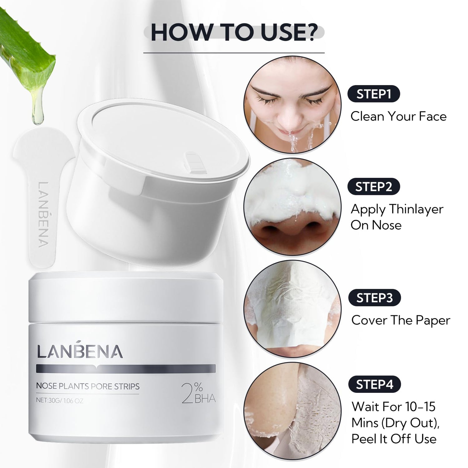 Lanbena Nose Pore Strips