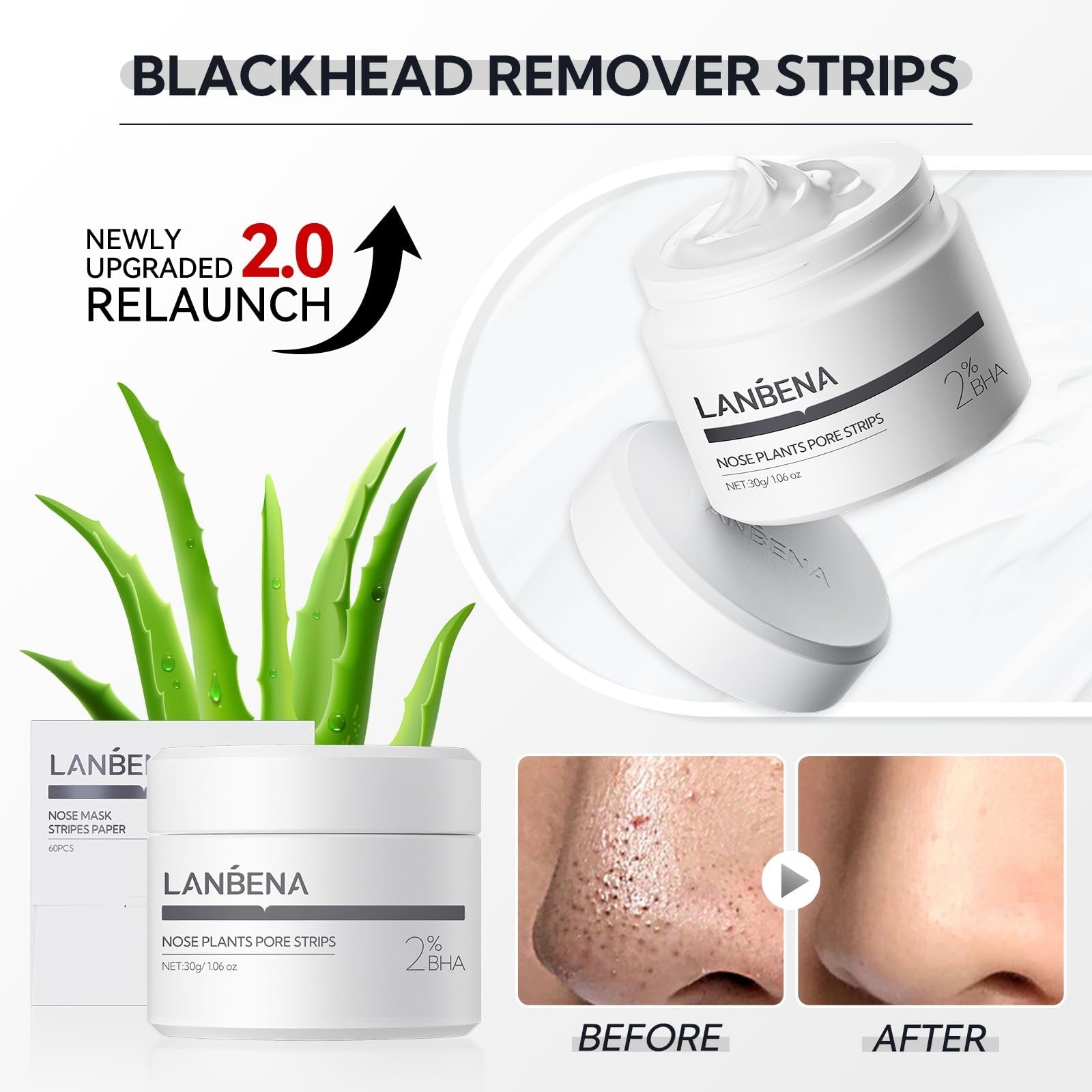 Lanbena Nose Pore Strips