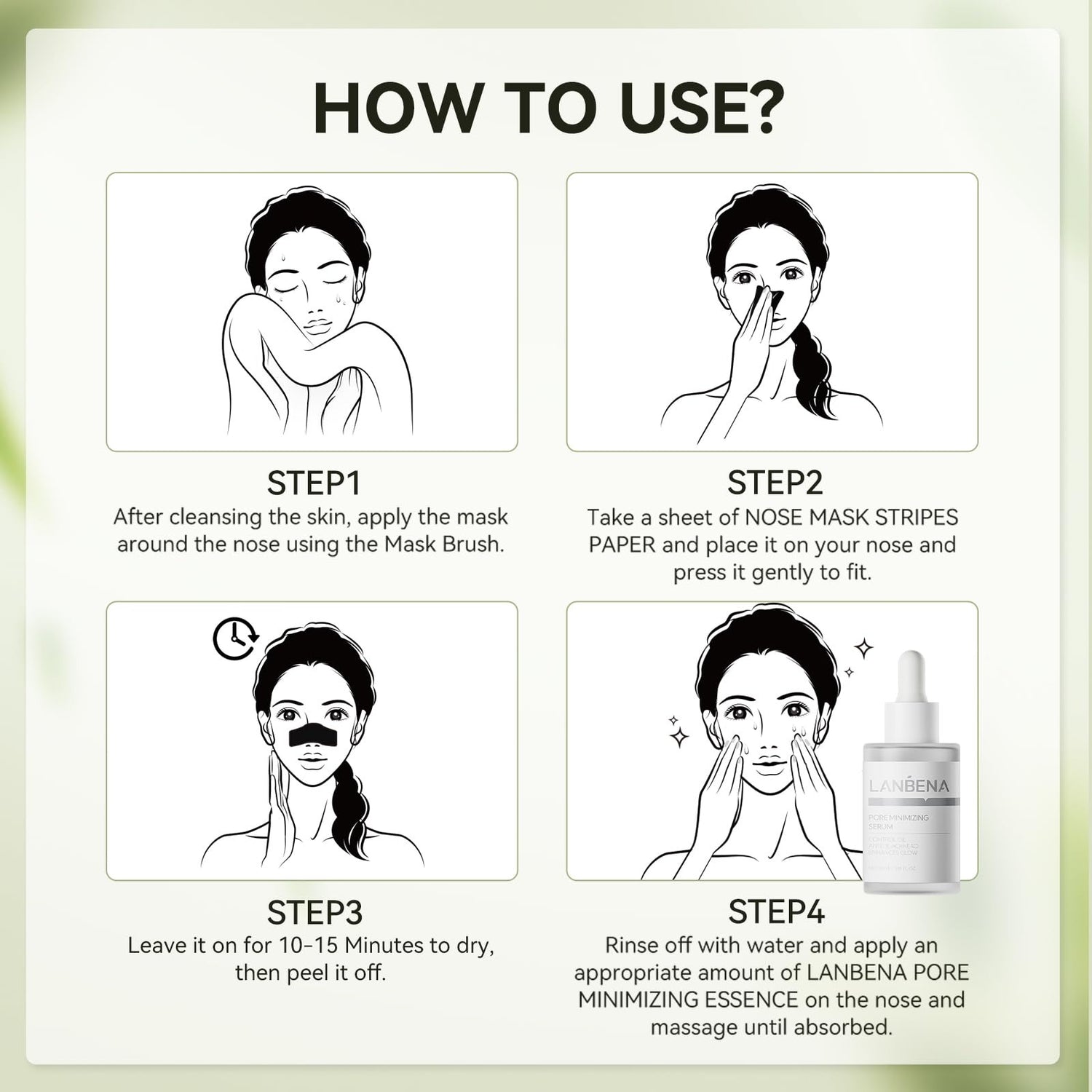 Lanbena Nose Pore Strips