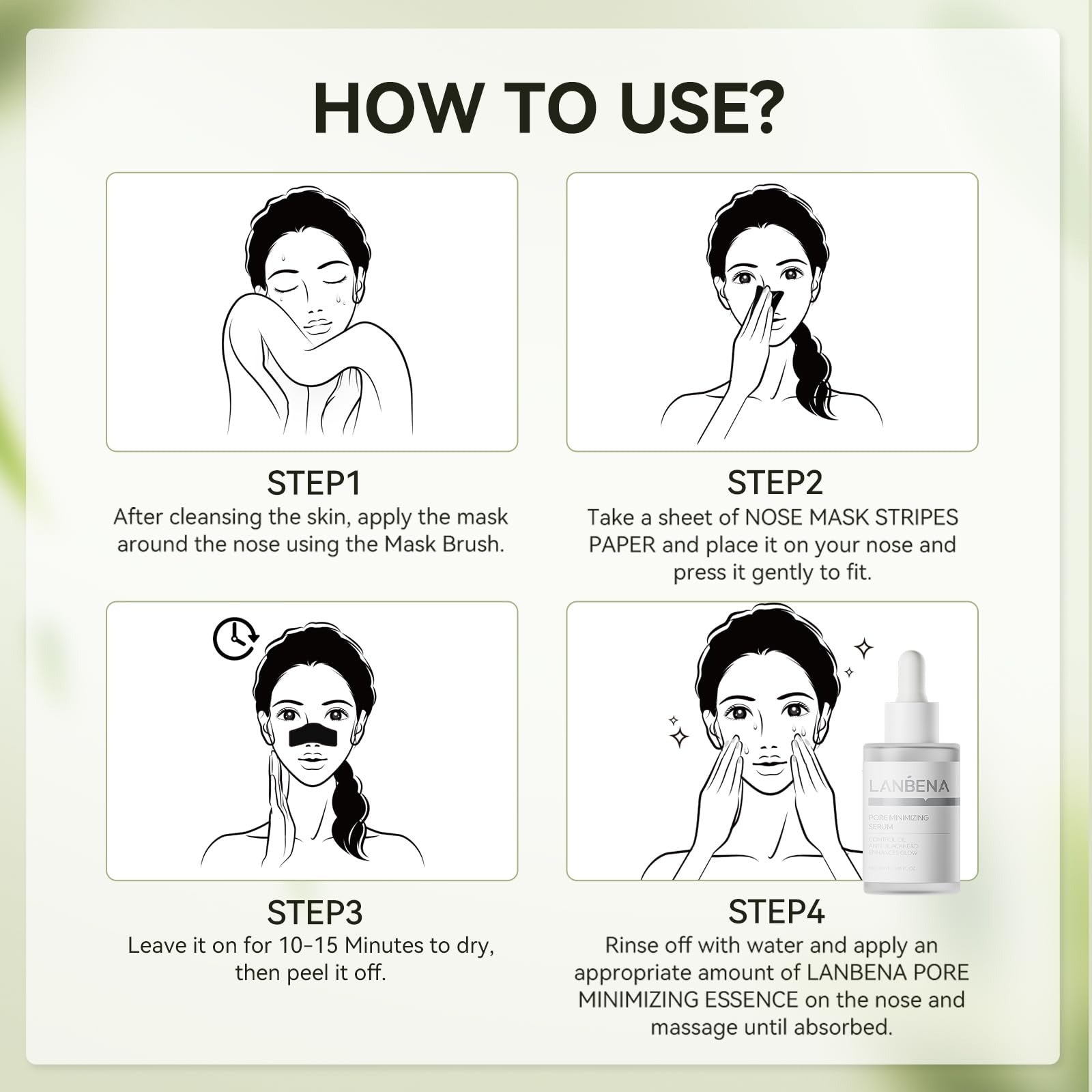 Lanbena Nose Pore Strips